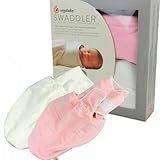 [エルゴベビー]ERGO Baby おくるみ スワドル SWADDLER スワドラー S-Mサイズ ピンク/ナチュラル 2枚セット 新ロゴ SWD1PNKNATS[並行輸入品]
