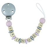 LITTLE MICO PACIFIER HOLDER リトルミコ おしゃぶりホルダー プリンセス ピンク