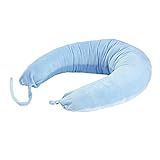 Baibu Home　授乳クッション 抱きまくら　足まくら 3way クッション　妊婦　横向き寝　抱き枕　マタニティ　多機能　気持ちいい　柔らかい　だき枕　 ブルー