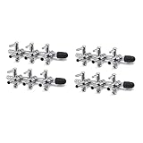 uxcell　空気ポンプ　逆流防止　分岐　水槽　水族館　ステンレス鋼　3ウェイ　4個入り