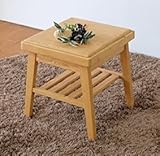 ISSEIKI 【在庫限り！】 スツール テーブル ナチュラル 幅40cm 木製家具 【CO-43-3】