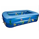 WENJUN インフレータブル子供用プール家庭用子供用ゲームプールベビーバスブルー ( 色 : 青 , サイズ さいず : 120*90 cm )