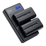 COOLSHOW NP-F550バッテリー2個とLED デュアルNP-F550 充電器セット対応機種 NP-F530/F750/F330/F970/FM50/FM70/FM90バッテリー/TR516,TR716,TR818,TR910,TR917,CCD-SC5,CD-SC65,CCD-7R910,CD-TR917,CCD-TRV120,DCR-VX2000,HDR-FX1