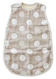サンデシカ 背中メッシュ ふわふわ6重ガーゼスリーパー ドット Lサイズ(2歳~7歳頃) 3328-9999-53
