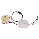 Perfk ミニ型　LED　スポット　ライト　ショーケースライト　ディスプレイランプ　プノンペン付き　照明　全2色ライト - 暖かいホワイトライト