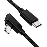 USB Type C ケーブル L 型 2m LpoieJun【20Gbps転送 /100W急速充電/ 4K@60Hz映像出力 】USB C 3.2 Gen2x2標準、E-Marker搭載、高耐久性ナイロン編み USB 3.2/3.1など下位互換あり スマートフォン/タブレット/ゲーム機のタイプｃ機種に対応