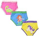 ZOOCCHINI オムツ卒業パンツ3枚セット 安心のオーガニックコットン100% 4層構造- Fairy Tails(2T/3T)