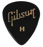 Gibson ピック ティアドロップ HEAVY-BLK ×10枚セット