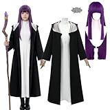 [milky time] ウィッグ付き 葬送のフリーレン コスプレ 衣装 レディース アニメ エルフ (フェルン, L)