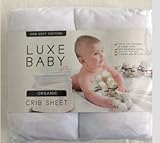 Baby Crib Sheet Set by Luxe Baby - 100% Soft Jersey Cotton Fitted Sheet- Perfect Baby Shower Gift Fo