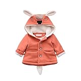 Pojour ベビー服 子供服 女の子 秋冬 防寒 ソフトカーディガンコート おしゃれ かわいい尾ジャケット フード付き 厚手 長袖 暖かい ベビールームウェア 普段着 カジュアル 旅行 記念日 プレ