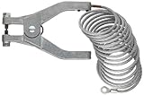 Justrite 08498 3' Long Flexible Bonding Wire With Flexible 3'-Hand Clamp And 5-8'' C Clamp by Justri