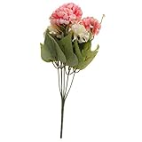 Fityle 人工絹　菊の花　花束　写真　小物　背景装飾　ピンク　デコレーション