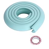 Yosoo コーナーガード コーナークッション セーフティーグッズ 2M 加厚型 けが防止 赤ちゃんの安全 ゴム 柔らかい 環境に優しい 無毒 (ライトグリーン)