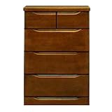 大川家具 SUN ローチェスト ベスト(幅60cm) DBR色