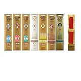 ガーネッシュ インセンス スティック（ お香 C） 7つの香り＋バーナーRED（ お香立て 赤）GONESH STICK 7PCS+BUENER STARTING SET C (NO.4/ NO.8/ NO.12/ WHITE MUSK/ GADENIA/ BLACK CHERRY/ BALSAM)