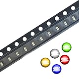 Poilee 0603 SMD LED 発光ダイオード 赤 黄 緑 白 青 各100個 500個入り LED電子部品 ダイオードセット