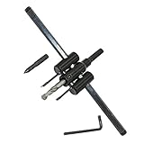 Homyl DIYツール　金属　木　丸いカッター　キット　穴開け　ドリルビット　掘削　調整可能　ツール　30~120ｍｍ　全3種類　 - ２