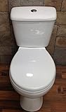 Closed Coupled Toilet, Cistern and Seat