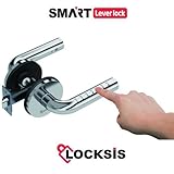 LOCKSIS SMART LEVER LOCK 玄関用 デジタル ドアロック LTTB-80 シルバー [並行輸入品]