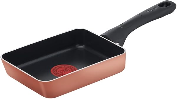 【オンライン限定】 ティファール 玉子焼き器 12×18cm ガス火専用 PFOAなどの有害物質不使用 こびりつきにくさ長持ち 「ハニーゴールド エッグロースター」 B58618 - 1