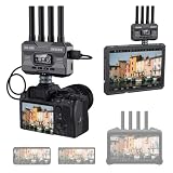 【Accsoon公式ストア】Accsoon CineView HE 無線映像伝送システム 送信機・受信機セット HDMI入出力対応 1080p/60fps 2.4GHz・5GHz対応 低遅延0.05秒 最大350m伝送 USB3.0 UVCキャプチャー DFS対応 屋外利用可 CineView M7 Pro・2 SDI・SE等と互換性あり 日本語説明書付き