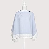 エスメラルダ（esmeralda）授乳ケープ レース(ブルー)【日本製】インポート