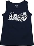 Tommy Hilfiger(トミーヒルフィガー) シルバーロゴタンクトップ(Navy) 6-9m(6-9ヶ月) [並行輸入品]
