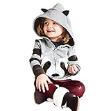 子供コート Hosam 子供服 コスチューム パンダ 可愛い 保温 女の子 男の子 おしゃれ ファッション 冬秋着 (80)