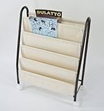 生活雑貨インテリア通販/マガジンラック 帆布だからどんな場所にもピッタリ キャスター付き スリム 本 小物 ブラウン