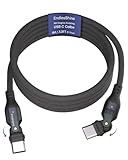 ENDLESSHINE TypeC TO TypeC USB C to C ケーブル 180°回転 PD 240W 急速充電 USB2.0 480MBPS データ転送タイプ C 180°回転 タイプ C-1m/1.8m/3m