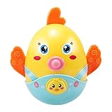 littleice子Chick DarumaベビーモバイルベルNoddingタンブラーRattling Toy Fun Forキッズ玩具ギフト