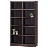 白井産業 【SHIRAI】 タナリオ オープンラック ダークブラウン TNL-1587DK