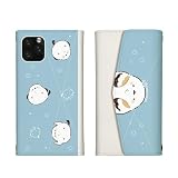 Redmi 12 5G 用 ケース 鏡付き ミラー 鏡 レドミ12 5G スマホケース シマエナガ かわいい 可愛い イラスト ブルー