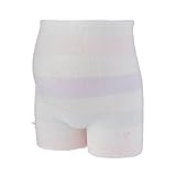 犬印本舗 マタニティ 薄手ふわぽかパンツ(太ボーダー) M-L サックス SH2802