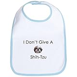 CafePress I Don't Give A Shih Tzu Bib - Standard Sky Blue by CafePress