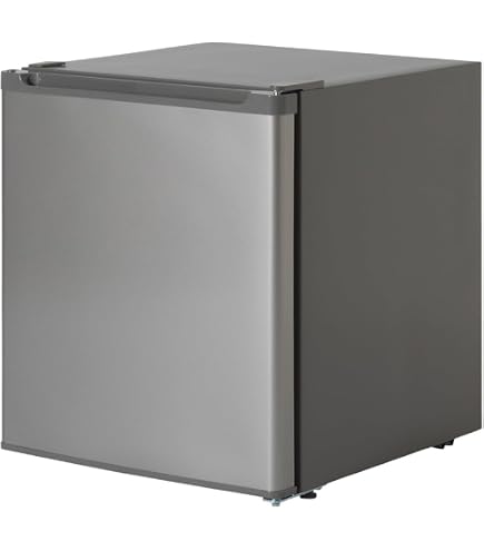 Amazon.co.jp: 1ドア冷蔵庫, 45L, 幅44.5cm, 右開き, シルバー, HR