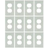 Sunlite、Gang二重レセプタクルプレート 1 Pack E211/A/12PK 12