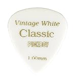 PICKBOY ビンテージ クラシックピック ホワイト USパッケージ(10枚入り) ティアドロップ GP-03/100