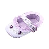 Tovadoo ベビーシューズ 女の子 花刺繍 レース オールシーズン 歩行練習用 つま先保護 ソフト おしゃれ 可愛い プリンセス お姫様 結婚式　パーティー