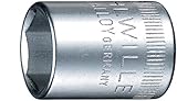 Stahlwille 40-9 Steel Hexagon Socket 1/4 Drive 6 Points 9mm Diameter 23mm Length 12.8mm Width [並行輸入品