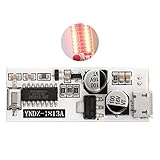 Biuuu USBミニ音楽スペクトラムライト2x13 LEDボード音声コントロール感度調整