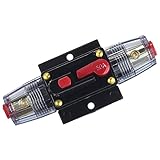 Fenteer 高品質　遮断器　回路ブレーカ　DC12V 　20/30/40/50/60/80/100A　リセット　サーキットブレーカ　ヒューズ　防水　インバータ　ソーラーシステム　 - 50Ａ