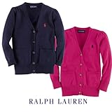 POLO RALPH LAUREN ポロ ラルフローレン カーディガン キッズ 女の子 4/4Ｔ歳 ピンク [Baby Product]