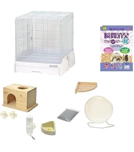 Amazon | イージーホーム 40ハイ デグー飼育セットC | ノーブランド品