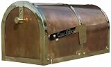 Qualarc MB-3000-POL Provincial Collection Rural Brass Mailbox, Polished Brass Finish [並行輸入品]