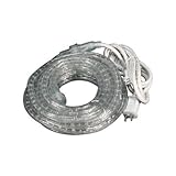 CBconcept UL120VLR-33FT-WW UL Listed Warm White 33-Feet 120-volt 2-Wire 1/2-Inch LED Rope Light, Chr