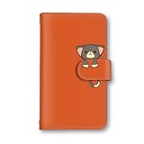 スマ通 Google Pixel 6a 対応 ケース 手帳型 ケータイカバー カードポケット付き 本革 アニマル ねこ 猫 ネコ キティ スタンド機能 ストラップホール 耐衝撃 Pixel 6a (H4.ダークオレンジ×ねこ) color_design_002-4