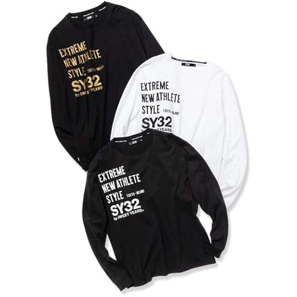 SY32 Tシャツ 長袖 メンズ レディース おしゃれ ブランド スポーツ サッカー  TNS1782J Amazon.co.jp: SY32 Tシャツ 長袖 メンズ レディース おしゃれ