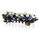 人工花の配置部屋のコンポーネントウッドフェンス花の装飾-A05